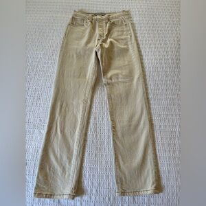 Joe's Jeans Women’s Ecru The OG Straight Jeans size 23